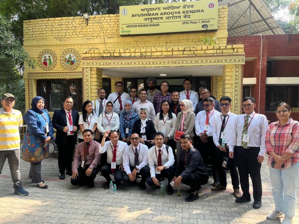 Delegation from Indonesia visits Aam Aadmi Phase 7 Mohali